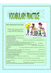 Vocabulary practice - collocations and idioms