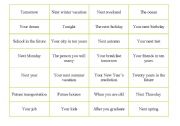 English Worksheet: Conversation - Future expressions