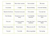 English worksheet: Conversation - Future expressions