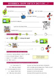 HOW OFTEN do you... ? Hobbies