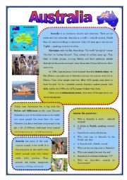 English Worksheet: Australia 