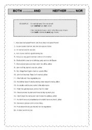 English worksheet: Determiners