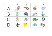 English worksheet: Marine animals time table