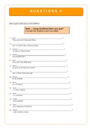 English worksheet: QUESTIONS