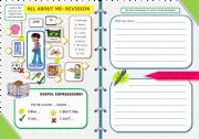 English Worksheet: ALL ABOUT ME: REVISION (17 / 5 / 09)