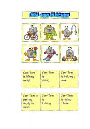 English worksheet: CAM-TOM IN ACTION SET 1