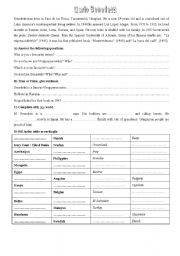 English worksheet: nationalities