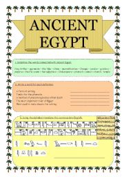 English Worksheet: ANCIENT EGYPT