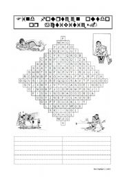 English worksheet: Outdoor Activities - Wordsearch Puzzle