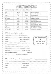 English Worksheet: Time to revise Present Simple