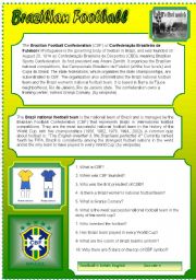 English Worksheet: Brazilian football