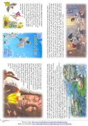 English Worksheet: Thumbelina (Story Mini Book)