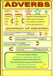 English Worksheet: ADVERBS