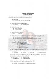 English Worksheet: Wuthering Heights