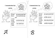 English worksheet: Comunication Gap Activity