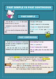 English Worksheet: Past Simple Vs Past Continuous