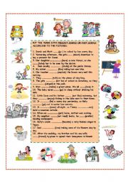 English Worksheet: PRESENT SIMPLE OR PAST SIMPLE