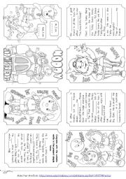 English Worksheet: Noddy and his friends 1 (Mini book)