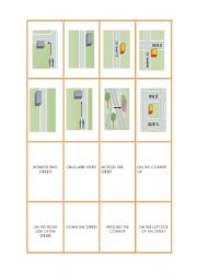 English Worksheet: giving directions