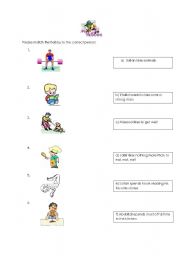 English Worksheet: Hobbies worksheet