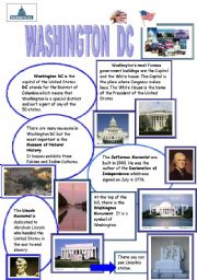 English Worksheet: washington dc