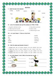 English worksheet: Mafalda Video Activities 