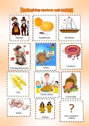 English Worksheet: Its Thanksgiving simple