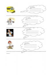 English worksheet: jobs part 1