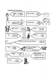 English Worksheet: TO BE AND PRONOUMS