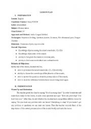 English Worksheet: pronunciation