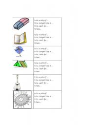 English Worksheet: Describing objects