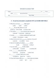 English Worksheet: Grammar Test