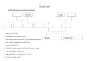 English worksheet: Family tree