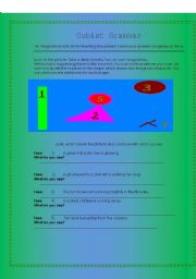 English Worksheet: A fun activity for teaching Present Continuous (progressive)