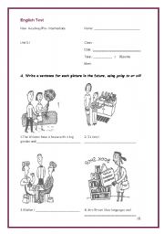 English Worksheet: NEW HEADWAY PRE-INTERMEDIATE UNIT 5 TEST