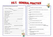 English Worksheet: General practice for INTERMEDIATE STUDENTS