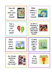 CONVERSATION CARDS: FRIENDSHIP