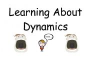 English Worksheet: Music:  Learning About Dynamics