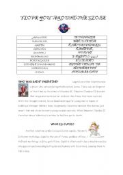 English Worksheet: ST. VALENTINES DAY_ reading