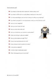 English Worksheet: How Honest Are You?