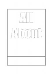 English Worksheet: all about me