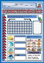 English Worksheet: DAYS OF THE WEEK, SEASONS AND MONTHS