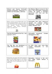 English Worksheet: Rally - McDonalds