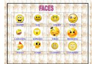 English worksheet: FACES