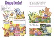 English Worksheet: Happy Easter! - A reading and exercises