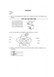 English worksheet: Parts of the body