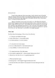 English Worksheet: idiom quiz