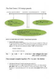 English worksheet: Lesson on Simple Past