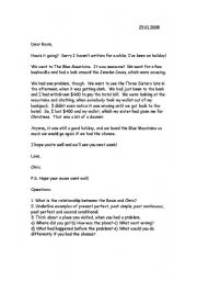 English Worksheet: Dear Rosie