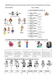 English Worksheet: adjectves and family